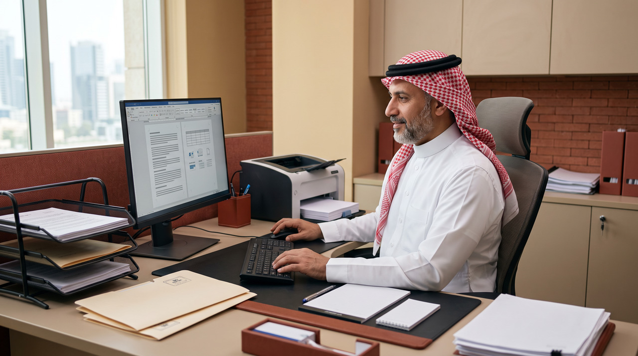 استخدام الحاسب الآلي في الأعمال المكتبية